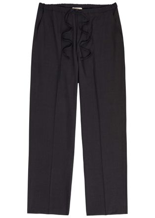 Second/Layer Primo Baggy Woven Trousers - Black - 52 (IT52 / XL)