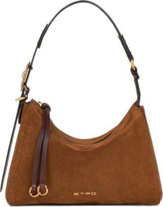 Etro Dames, Tassen, Bruin, Maat: ONE Size Su&egrave;de