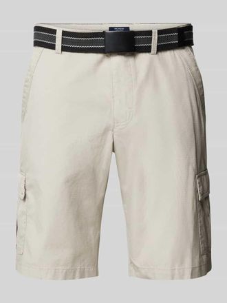 Mc Neal Cargoshorts mit Stoffg&uuml;rtel in Ecru, Gr&ouml;&szlig;e XS