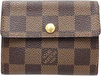 Louis Vuitton Pre-owned Wallets, female, Brown, Size: ONE SIZE Pre-owned Canvas Wallet