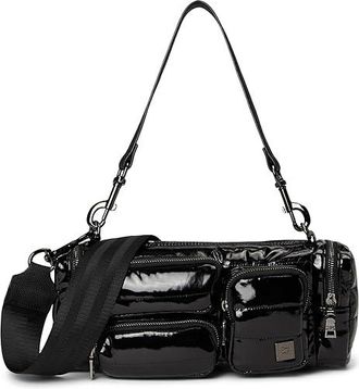 Think Royln Lady Cargo Shoulder Womens Handbags Black Patent, Nylon/Polyester
