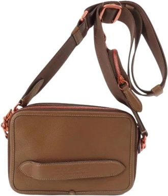 Coach Pre-owned Cross Body Bags, female, Brown, Size: ONE SIZE Pre-owned Leather Shoulder Bag