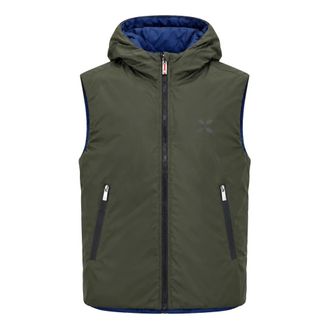John Richmond Giubbotto Smanicato Double Face - - Jackets - Uomo - Verde - XS