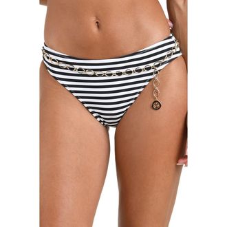 L'agence Nicole Voyage Classic Bikini Bottoms in Black at Nordstrom Rack, Size Medium