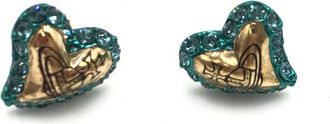 Vivienne Westwood Orb Heart Womens Earrings (Pre-Owned)