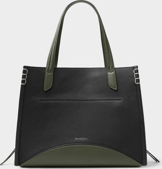 J.W.Anderson Womens Loafer suede bucket bag