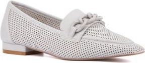 Torgeis Kalina Perforated Loafer in Grey at Nordstrom Rack, Size 6.5