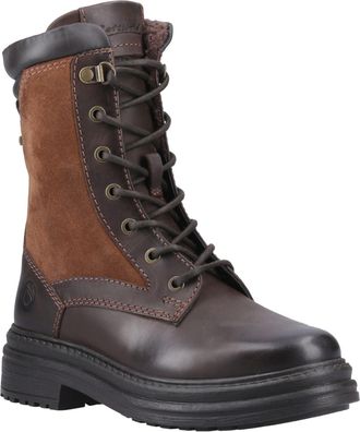 Cotswold Lacock Leren Dames Bruine Laarsjes