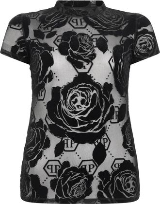 Philipp Plein T-Shirts - Dames - T-shirts - Zwart - L - Tops