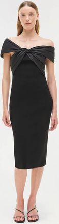 Jonathan Simkhai Mia Midi Dress In Black