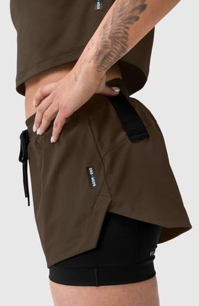 ASRV Tetra-Lite Liner Short in Dark Earth at Nordstrom, Size X-Small