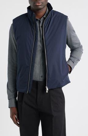 BOSS Carens Zip Vest in Dark Blue at Nordstrom Rack, Size 36