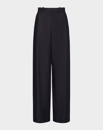 Vince High-Rise Cotton Twill Pants