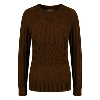 Moorer Donna, Maglie, Marrone, M, new