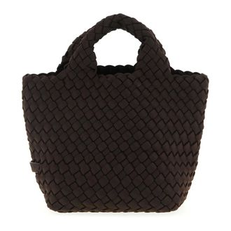 Naghedi Tassen, Dames, Bruin, ONE Size, Polyester, St. Barths Petit Tote