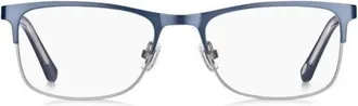 Fossil Demo Rectangular Mens Eyeglasses FOS 7077 0KU0 54