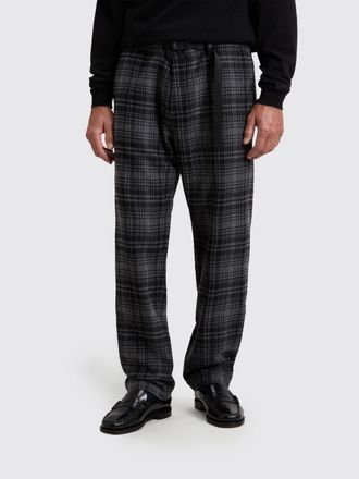 Woolrich Prince of Wales Check Wool-Blend Wide-Leg Trousers