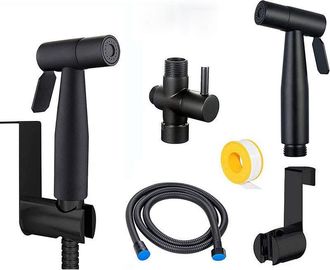 OEM Kit De Ducha De Acero Inoxidable Negro Para Inodoro, Grifo Rociador Para Higiene Personal Diaria, Juego De Manguera De Montaje En Pared