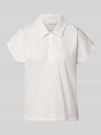 Fynch-Hatton Fynch-Hatton Regular Fit Poloshirt mit Strukturmuster Modell FLOAT in Ecru, Gr&ouml;&szlig;e XXL