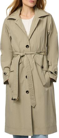 Bernardo Paperweight Long Raincoat
