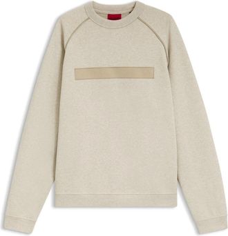 HUGO BOSS Sweatshirts - Heren - Sweatshirts - Beige - M - Hoodies & sweatvesten