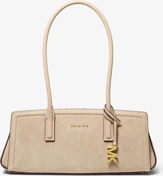 Michael Kors Laila Small Suede Shoulder Bag