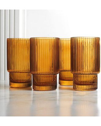 Godinger Set Of 4 Sullivan Street Highballs