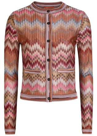 Missoni Zigzag Fine-knit Cardigan - Multicoloured - 44 (UK12 / M)