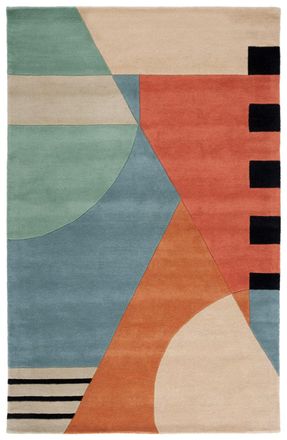 Safavieh Alfombra lana/algod&oacute;n oro 107 x 168 cm