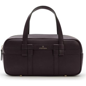 La Portegna Bibi Leather Bag With Shoulder Strap And Iconic Knots in Black at Nordstrom