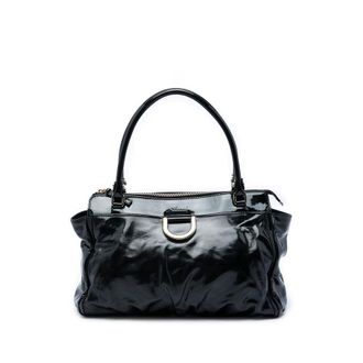 Gucci Pre-owned Gucci Patent Abbey D Ring Tote Ladies NLG4QSXZUQILG005