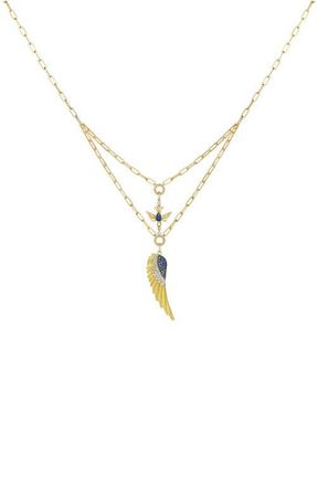 Hueb Penka 18K Gold Layered Pendant Necklace in Yellow Gold at Nordstrom