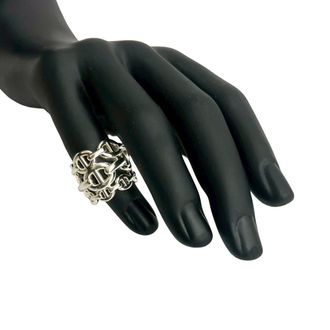 Herm&egrave;s Silver Silver 925 Band Ring (Pre-Owned)