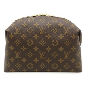 Louis Vuitton Brown Monogram Canvas Pvc Coated Canvas Pochette Pouch (Pre-Owned)