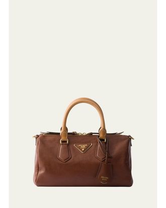 Prada Small Leather Top-Handle Bag