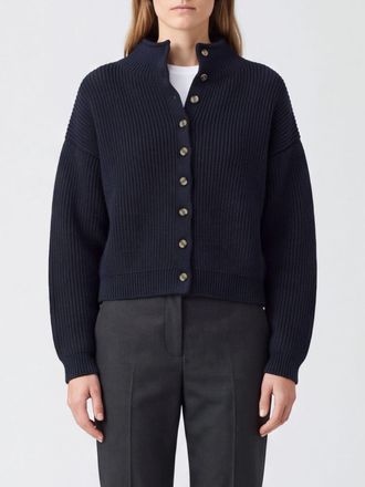 Khaite Funnel-Neck Pure Cashmere Cardigan with Buttons