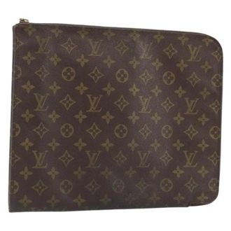 Louis Vuitton Clutch Monogram Vintage Pre-owned - - Pre-owned - Donna - Marrone - ONE SIZE