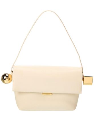 Jacquemus The Rond Carre Leather Shoulder Bag