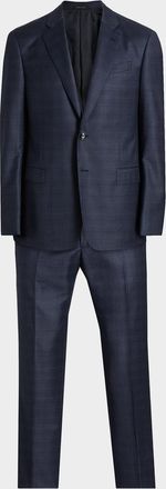 Giorgio Armani Micro Check Windowpane Suit
