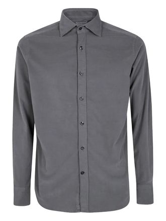 Tintoria Mattei corduroy shirt - men - Cotton - 39 - Grey