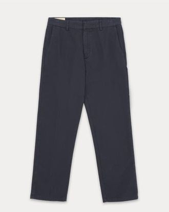 Fortela Maine Casual Cotton Trousers in Blue at Nordstrom, Size 35 Eu
