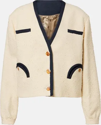 Blaz&eacute; Milano Riviera cotton-blend jacket