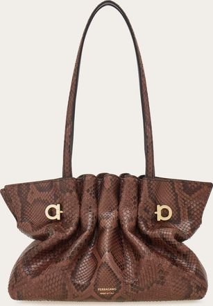 Ferragamo Donna Ferragamo Soft-bag (S) Marrone
