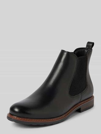 Tamaris Tamaris Chelsea Boots aus Leder mit Ziernaht in Black, Gr&ouml;&szlig;e 38