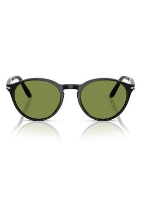 Persol 50mm Phantos Sunglasses in Black /Green at Nordstrom
