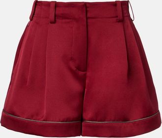 Givenchy Silk satin shorts