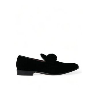Dolce & Gabbana Loafers - Heren - Loafers - Zwart - 40 EU - Katoen - Schoenen