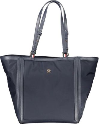 Tommy Hilfiger Tote Bag - Dames - Shoppers - Blauw - ONE Size - Polyester - Tassen
