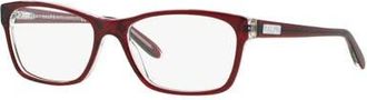 Ralph Lauren 51mm Square optical glasses in Red at Nordstrom