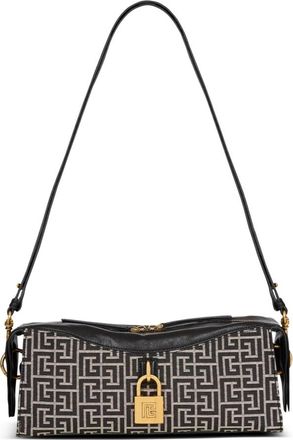 Balmain Pulse Schoudertas - Heren - Schoudertassen - Zwart - ONE Size - Katoen - Tassen